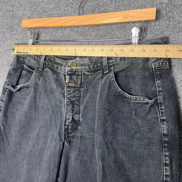 Vtg Marithe Francois Girbaud Men’s Jeans Faded‎ Black Size 38 Short - Picture 6 of 9